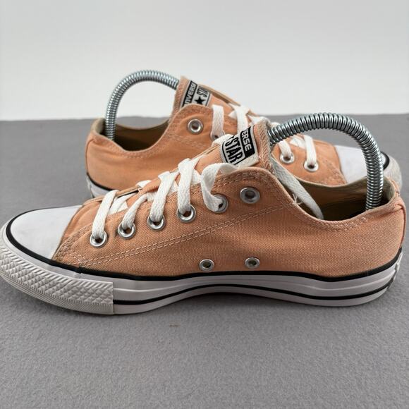 Converse Chuck Taylor All Star Pink Peach OX Low Top Shoes M 6 WO 8 Active - Picture 13 of 15
